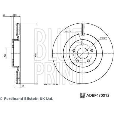 Bremsscheibe | ADBP430013