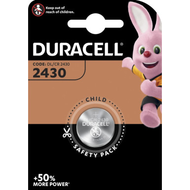 Duracell Lithium CR2430 Knopfbatterie 1 Stk Blister | 5000394030398