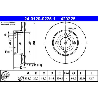 Bremsscheibe | 24.0120-0225.1