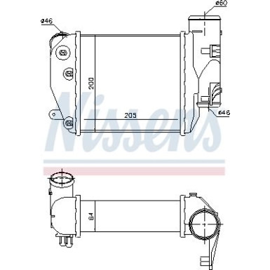 Ladeluftkühler PKW | Audi A6 2.7 TDI Right 04 | 96417