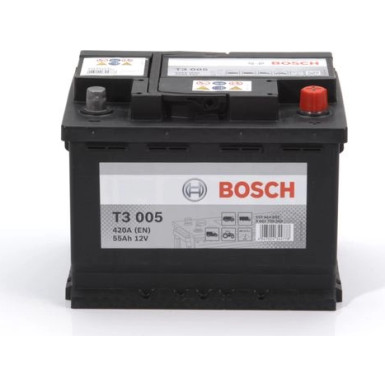 T3 005 BOSCH | NKW-Batterie | 12V 55Ah 420A | 0 092 T30 050