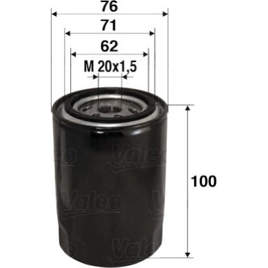 VALEO Ölfilter | 586012