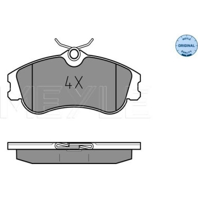 Bremsbelagsatz Citroen P. Berlingo/Partner 01-/Xsara Picasso | 252334619