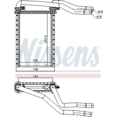 Heizkühler PKW | Suzuki SX-4 06 | 73991