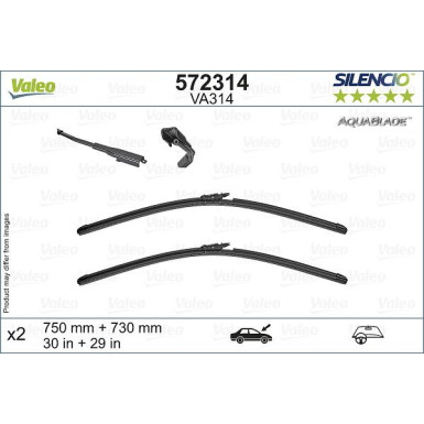 VALEO AquaBlade Set | FORD Galaxy, S-Max | 572314