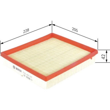 Luftfilter | BMW 1,2,3,4 Serie | F 026 400 375