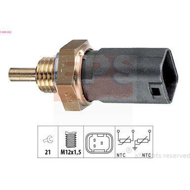 Sensor, Kühlmitteltemperatur | 1.830.252