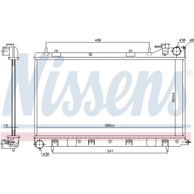 Wasserkühler PKW | Subaru Forester 02 | 64122