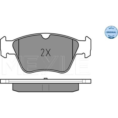 Bremsbelagsatz Db P. W202/210 93 | 252166419