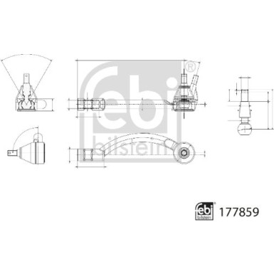 Spurstangenkopf VA li | BMW 2,X1,MINI Countryman,Mini 13 | 177859