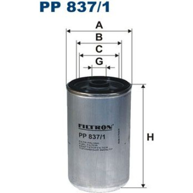 FILTRON Kraftstofffilter | PP 837/1