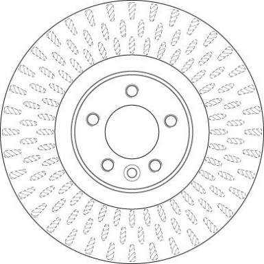 52 481 041 Bremsscheibe VA | LAND ROVER Range Rover 12 | DF6508S