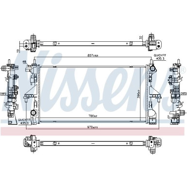 Wasserkühler PKW | Fiat Ducato 06 | 606756