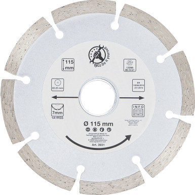 BGS Segment-Trennscheibe | Ø 115 mm | 3931