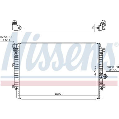 Wasserkühler PKW | VW Beetle 11 | 65336