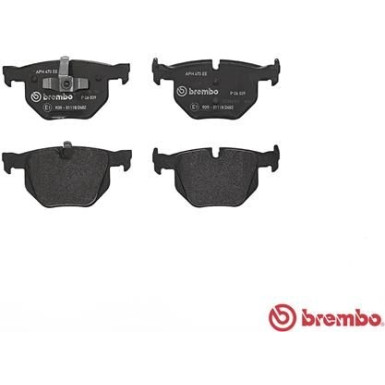 BREMBO Bremsklötze HA | BMW 3, X1 04-15 | P 06 039