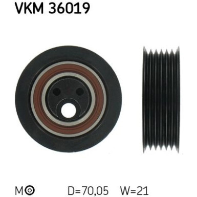 Umlenkrolle Multi-V | RENAULT Espace,Laguna,Safrane 93 | VKM 36019