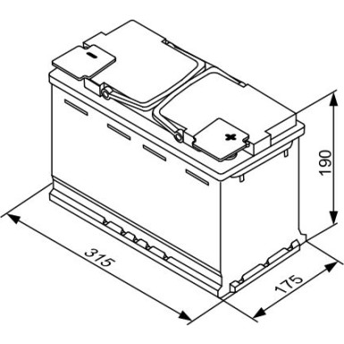 S5 A11 BOSCH | PKW-Batterie AGM | 12V 80Ah 800A | 0 092 S5A 110