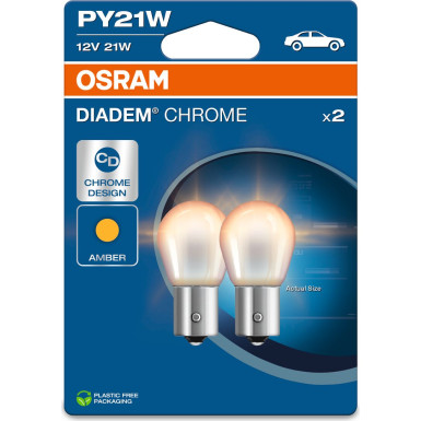 Seitentitel: PY21W 12V 21W BAU15s Diadem Chrome NextGen 2 St