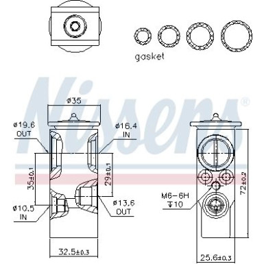 Expansionsventil | Peugeot 206 98 | 999288