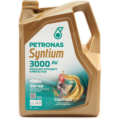 PETRONAS Syntium 3000 AV 5W-40 | 5 Liter | 70179M12EU