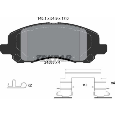 Bremsbelagsatz Jeep P. Patriot 06-/Compass/Dodge 18' | 2458301