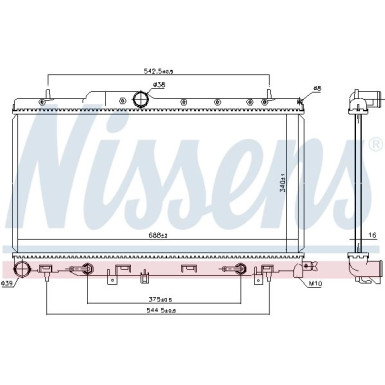 Wasserkühler PKW | Subaru Impreza 00 | 64123