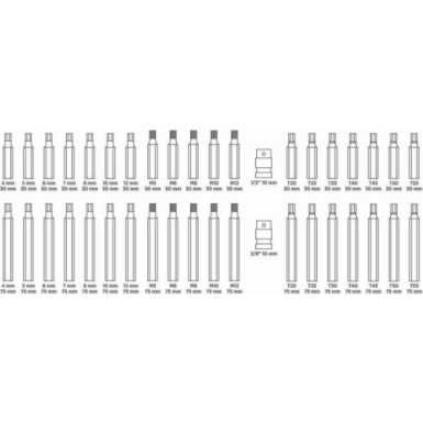 Bitsatz Torx, Hex, Spline, 40-Teilig | OK-01.0040