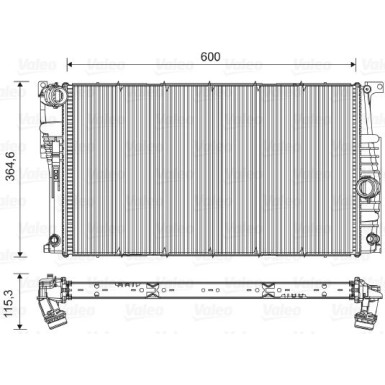 VALEO Motorkühler | 735455