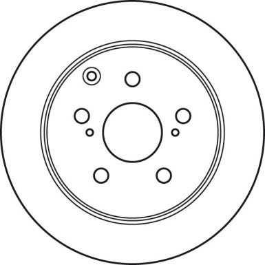 Bremsscheibe Toyota T. Avensis 2,2D | DF4927