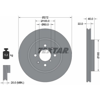 Bremsscheibe Suzuki P. Swift 1.2-1.6 10 | 92278203