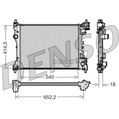 Denso | Motorkühler | DRM01005