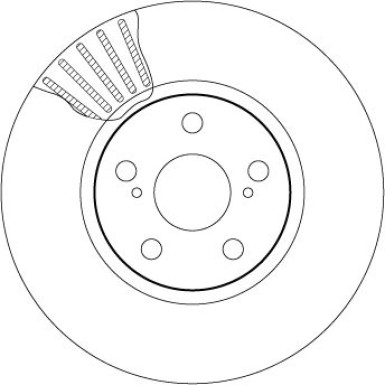 82 481 119 Bremsscheibe VA | TOYOTA Celica 99 | DF4160