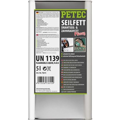 Petec Hohlraumschutz Seilfett Kanister 5 Liter | 73615