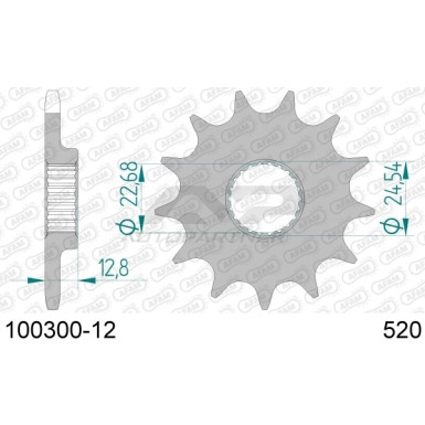 AFAM Ritzel 12 Zähne | für 520 | 100300-12