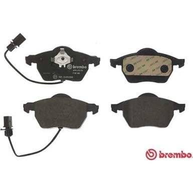 BREMBO Bremsklötze VA | AUDI A4 SEAT SKODA VW 00-11 | P 85 085