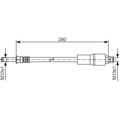 Bremsschlauch HA | BMW E39 95 | 1987476173