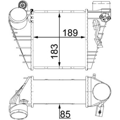 MAHLE Ladeluftkühler | CI 22 000S