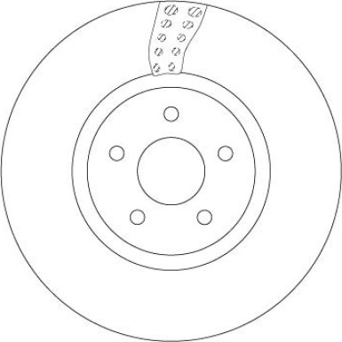 51 481 078 Bremsscheibe VA | FORD Kuga, Focus, Tourneo 12 | DF6662S