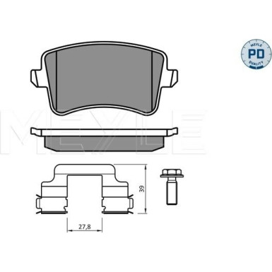 Bremsbelagsatz Vw T. A4/A5/Q5 07- Ohne Sensor | 025 246 0617-2/PD