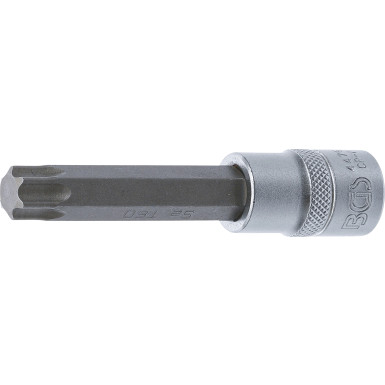 BGS Bit-Einsatz | Länge 100 mm | Antrieb Innenvierkant 12,5 mm (1/2"""") | T-Profil (für Torx) T60 | 4476