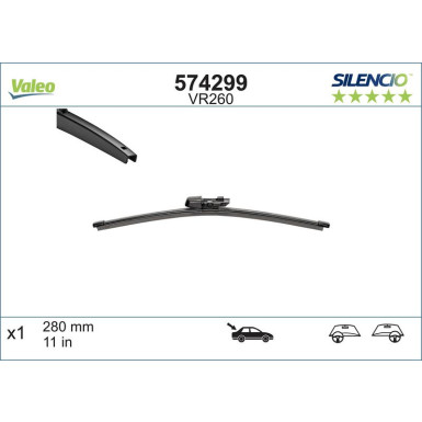 VM260 VALEO Silencio X.TRM HECK | VW GOLF 6 | 574299