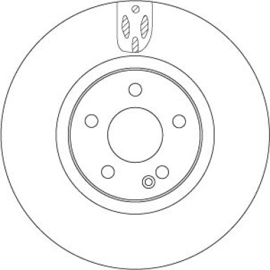 15 481 182 Bremsscheibe VA | MERCEDES Vito 14 | DF6744S