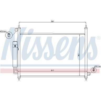 Kondensator PKW | HONDA FR-V 2.2 D 05 | 940064