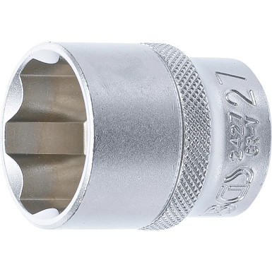 BGS Steckschlüssel-Einsatz Super Lock | Antrieb Innenvierkant 12,5 mm (1/2"""") | SW 27 mm | 2427