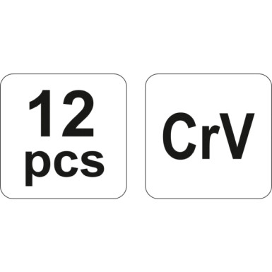 Meiselsatz Crv 12-Tlg | YT-4714