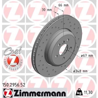 Bremsscheibe VA Sport | BMW 3,5,6,7,X3,X4,X5 15 | 150.2956.52