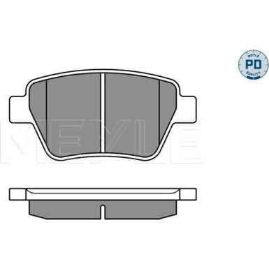 Bremsbelagsatz Vw T. A3/Golf Vi/Octavia/Superb/Yeti | 025 245 6317/PD