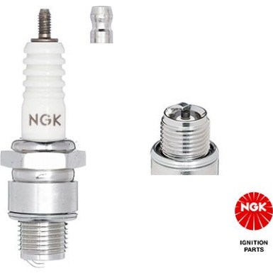 B8HCS NGK | -Zündkerze ohne RW | ohne Resistor-Widerstand | 2621