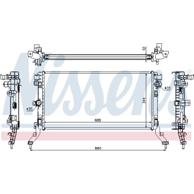 Wasserkühler PKW | RENAULT LAGUNA 2.0 170HP 07 | 637603